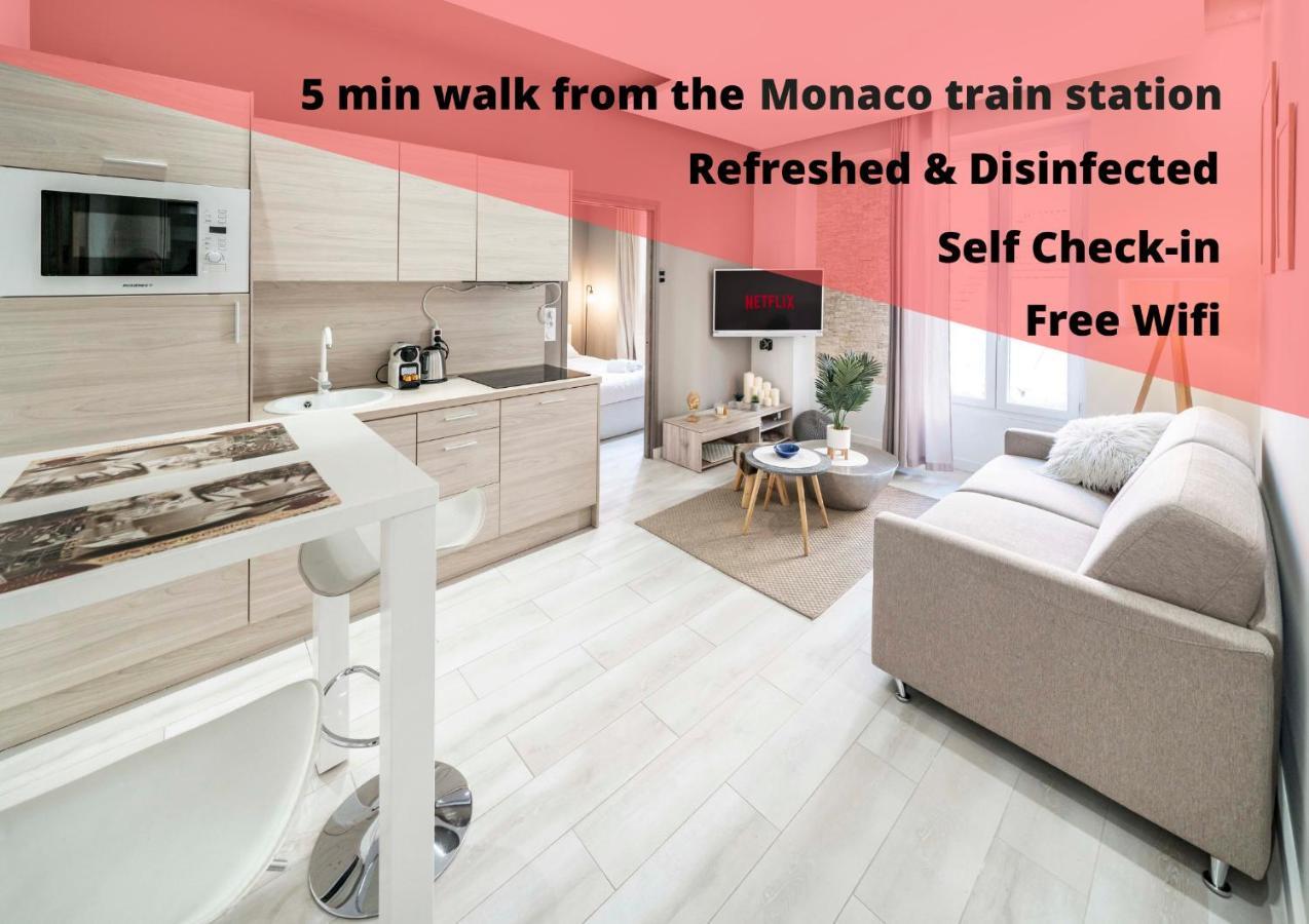 Frontiere Monaco - Appartement Moderne Renove - Ah Beausoleil Exteriör bild